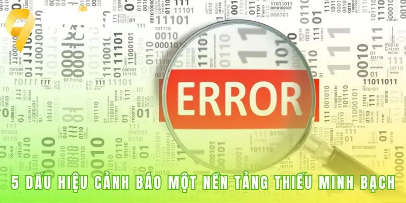 Dấu hiệu cho thấy tỷ lệ trả thưởng của nhà cái thiếu minh bạch cần tránh