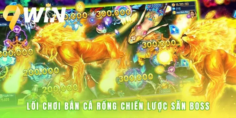 Lối chơi Bắn Cá Rồng yêu cầu chiến thuật săn Boss hiệu quả